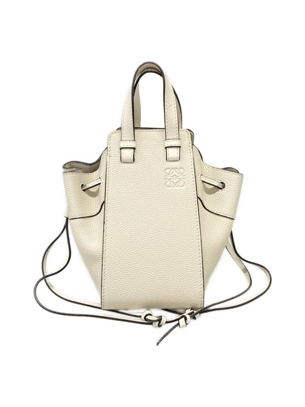 Loewe Handbag Hammock Drawstring Bag Mini White